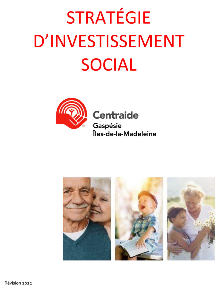 Couverture stratégie d'investissement social
