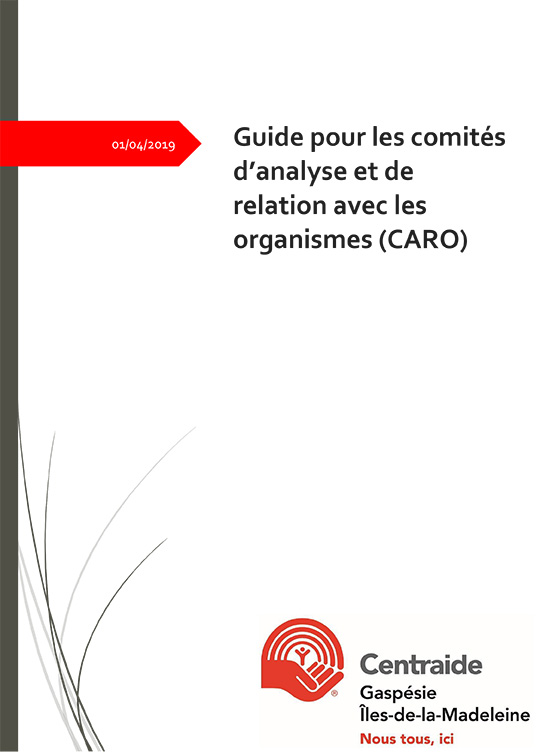 Couverture du guide CARO